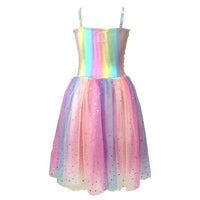 Pastel Rainbow Sparkling Party Dress