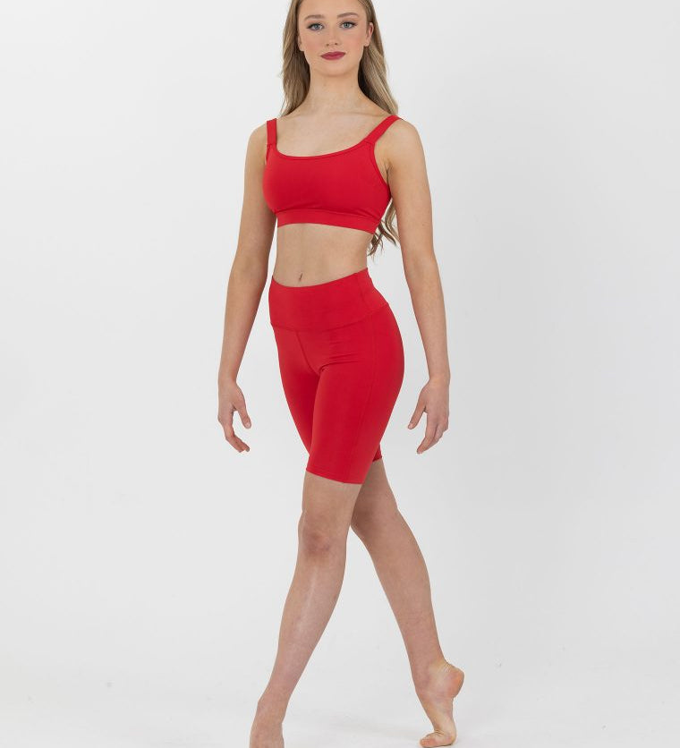 crop top seamless dance costume