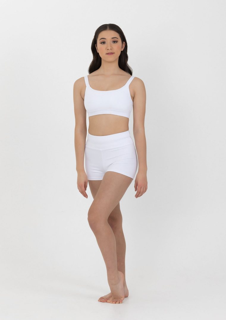 crop top seamless dance costume
