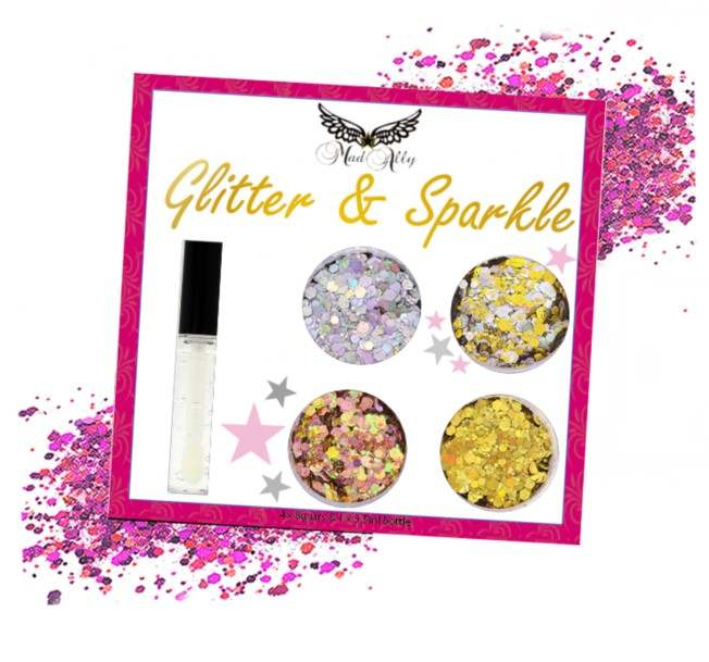 hair and body glitter