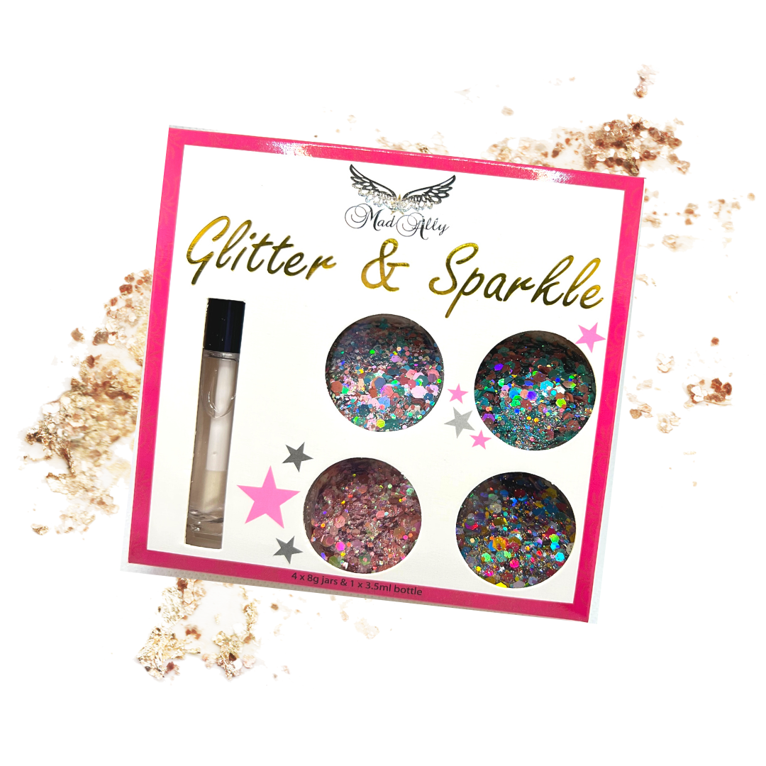 hair and body glitter
