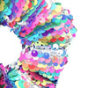 rainbow Sequin Scrunchie