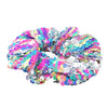 rainbow hair scrunchie