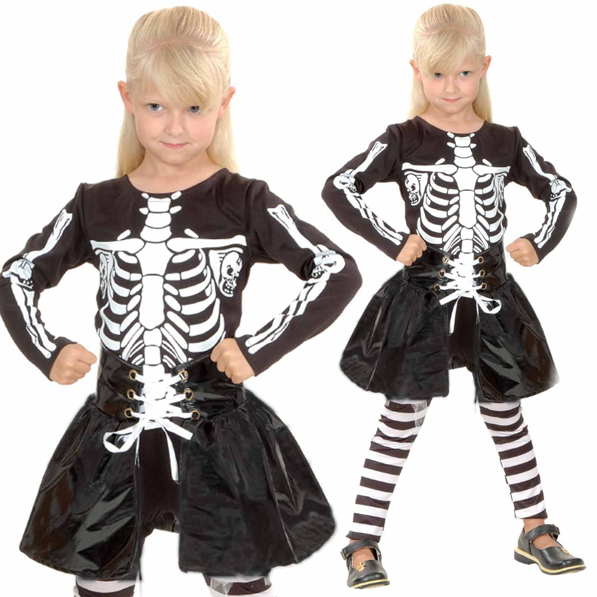 skeleton girl halloween costume