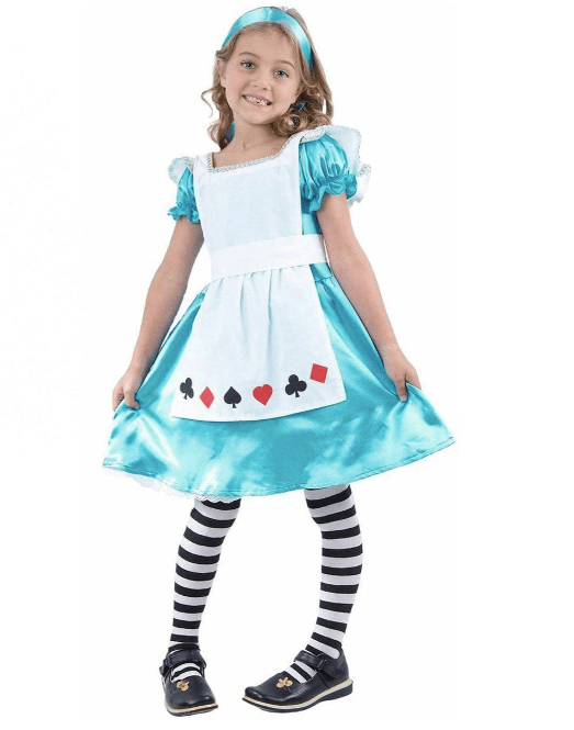 disney alice in wonderland costume girls, bookweek