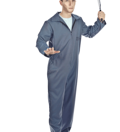 ADULT SERIAL KILLER COSTUME mike myers horror thriller halloween spooky costume
