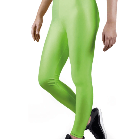 Coloured Leggings fancy dress costume 1980s australia dancewear