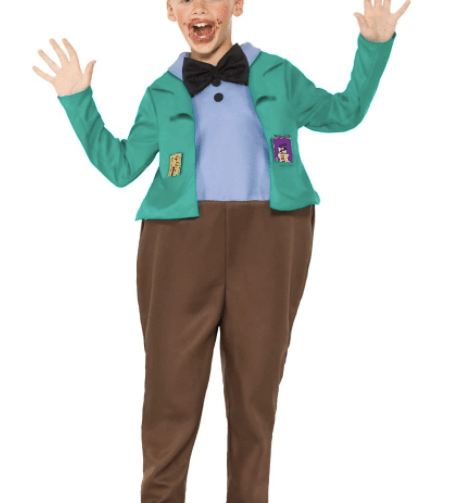 Roald Dahls Willy Wonka Character- Augustus Gloop Child Costume fancy dress halloween
