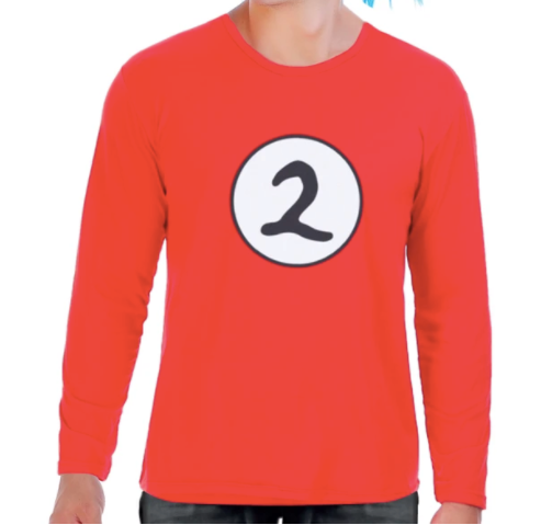 thing 1 thing 2 long sleeve child adult top book week costume dr suess easy cheap australia fancy dress