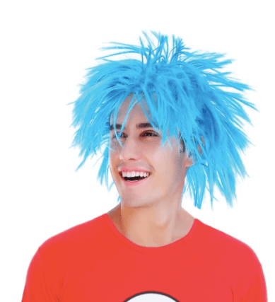 Thing 1 & Thing 2 from Cat in the Hat book week costume dr suess fancy dress australia