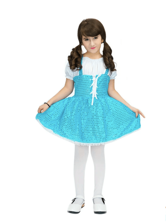 Blue Sparkle Dress - Dorothy Child Costume book week