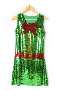 Elf Sequin Dress