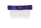 Satin Hair Bow Comb