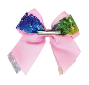 Rainbow Sequin Bow