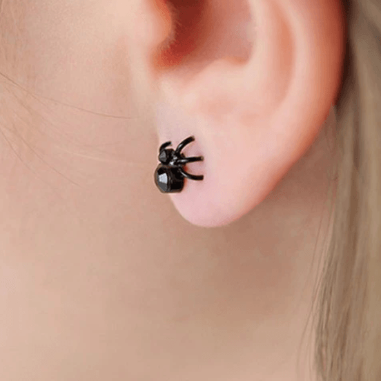 spider earrings halloween fancy dress costume