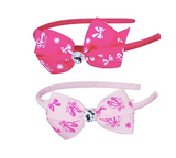 Headband - ballet print bow