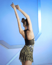 Kerry Python Halter Neck Snake Leotard Upstage Dancewear Australia Eleve