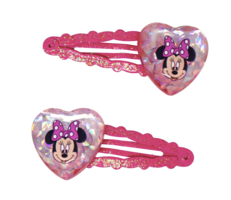 minnie mouse pink hair clip