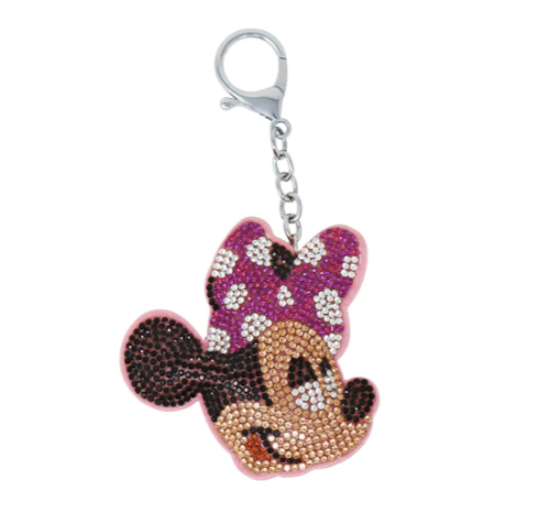 Disney Minnie Mouse Rhinestone Key Ring
