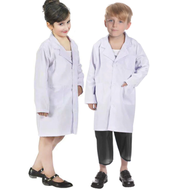 childrens white lab coat