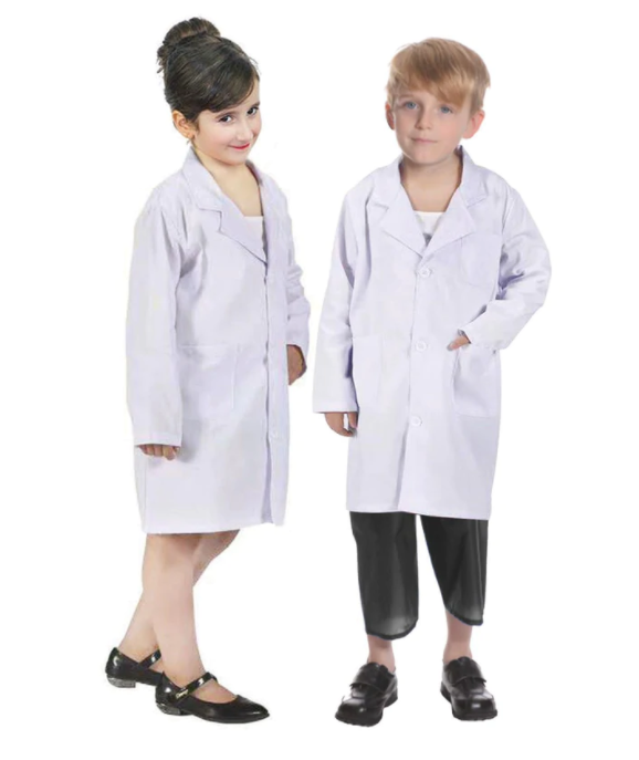 childrens white lab coat