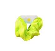 neon yellow hair scrunchie