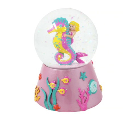 mermaid snowglobe