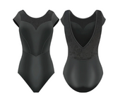 Mirabelle Black Ebony Leotard