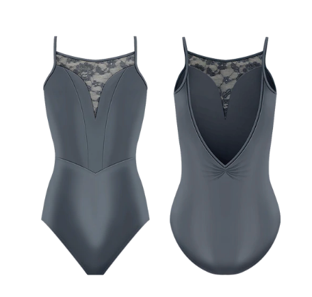 Jewel Smoke Leotard lace grey