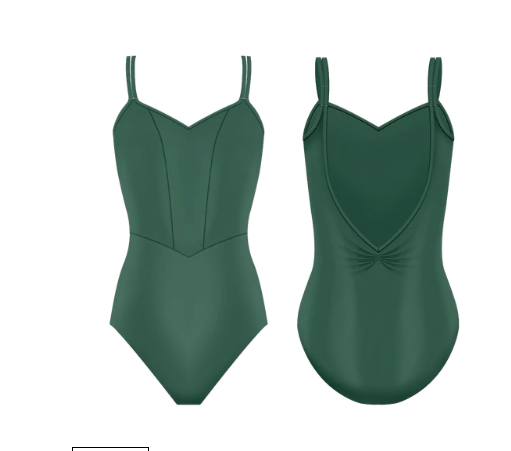 green dance leotard