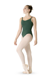 green dance leotard