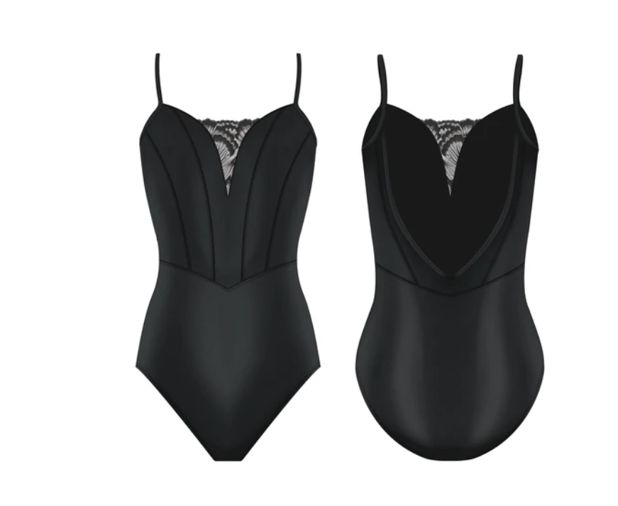 Antoinette Jet Black Leotard