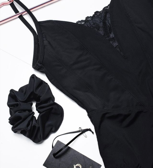 Antoinette Jet Black Leotard