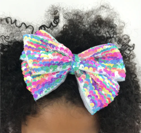 Sequin Jumbo Hair Bows