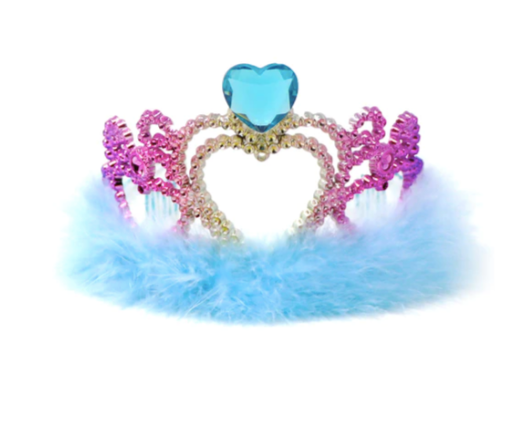 fluffy girls tiara fairy princess