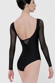 black long sleeve leotard wear moi australia