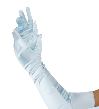 Long Satin Gloves - All Colors