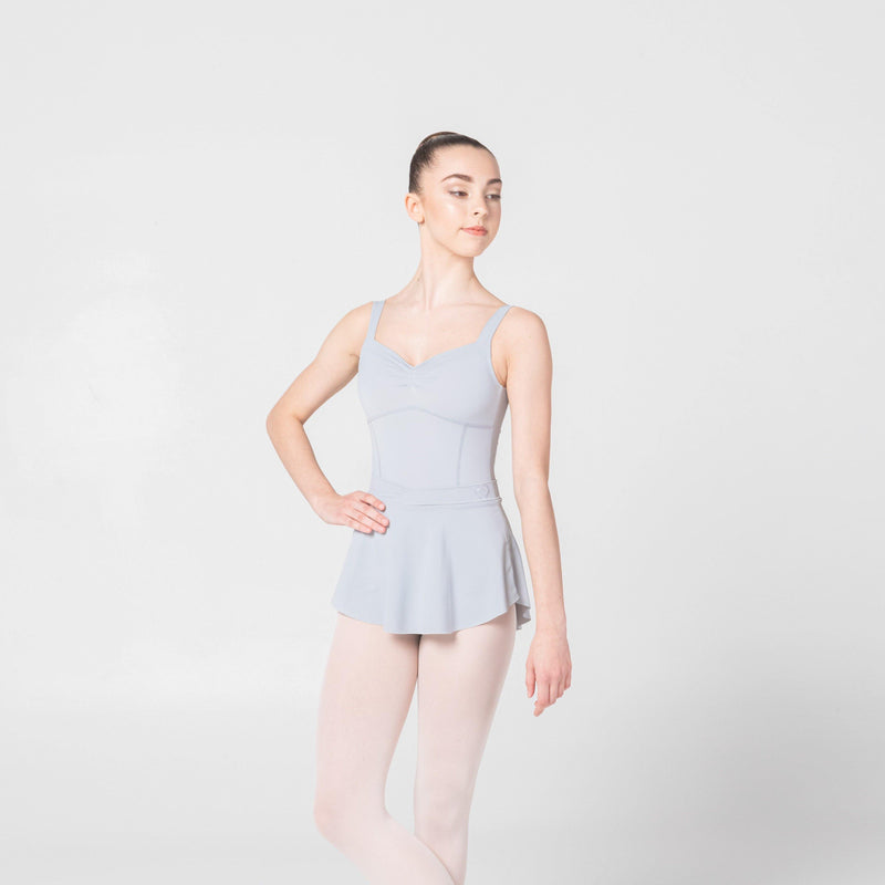 grey dancewear skirt ballet claudia dean cloud