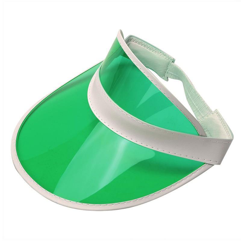 Sunvisor  1980s party green costume