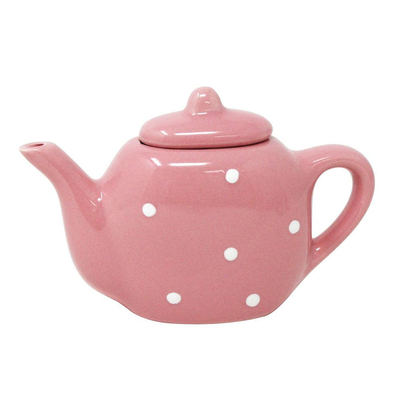 pink tea pot