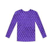 Long Sleeve Fishnet Top 80s costume