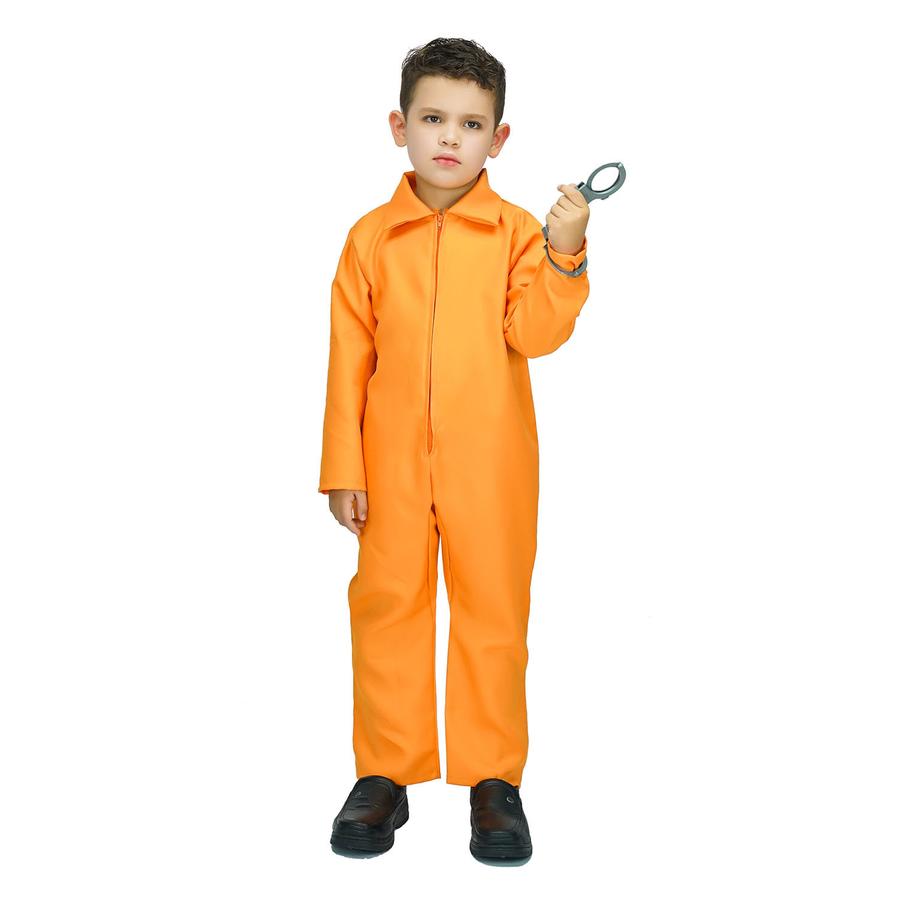 Child Orange Prisoner Jumpsuit costume
