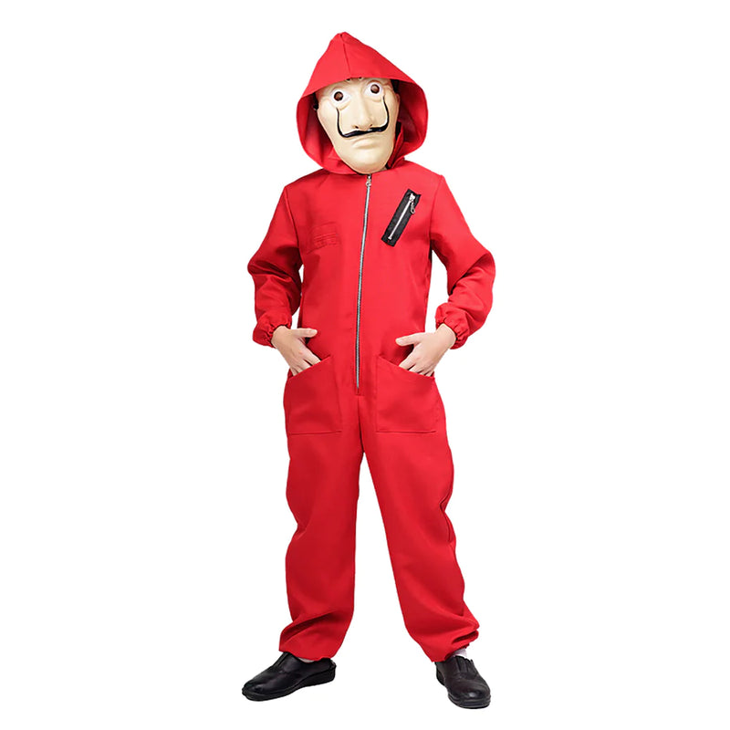 money heist child costume 