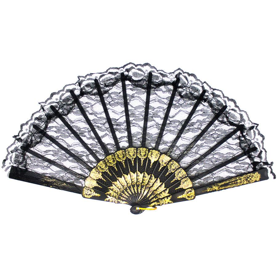 Lace Fans black
