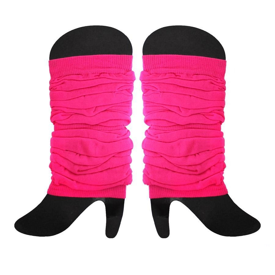 hot pink neon legwarmer costume party