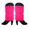 hot pink neon legwarmer costume party