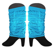 marine blue legwarmers
