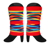 rainbow leg warmers legwarmer