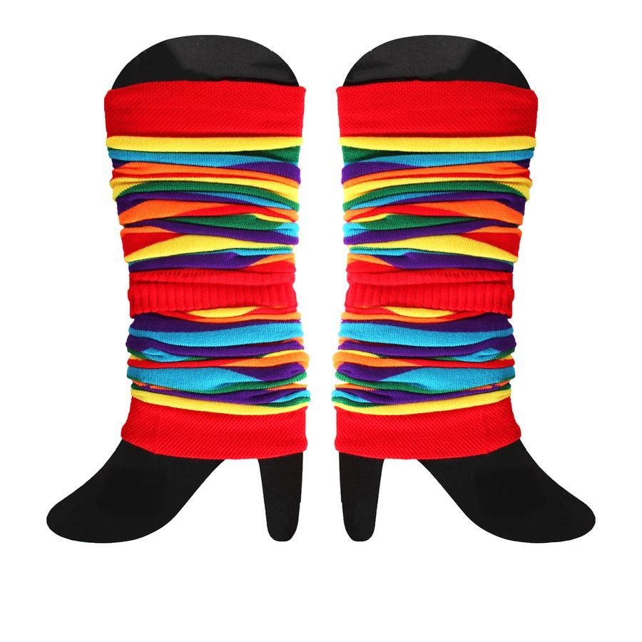 rainbow leg warmers legwarmer