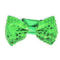 green sequin bow tie costume